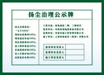 房地产 杨尘治理 公示牌 标牌