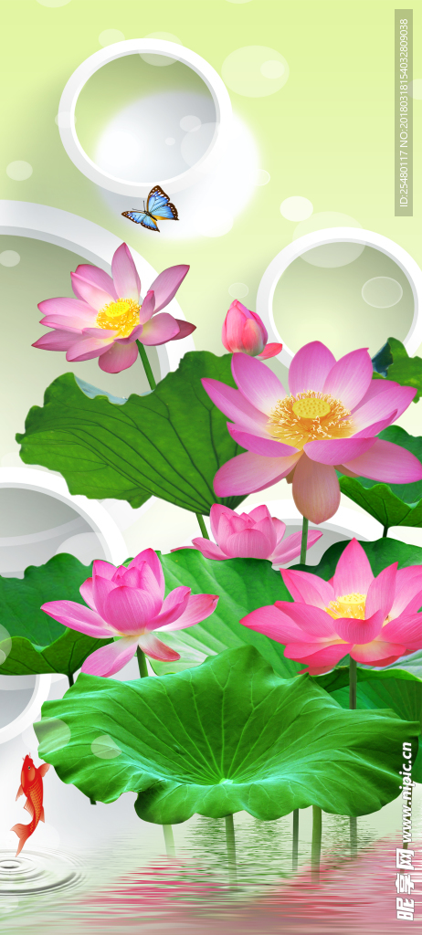 荷花玄关