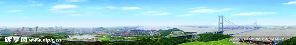 江阴长江大桥摄影全景图