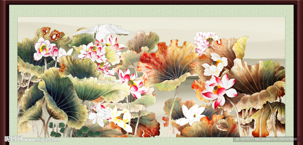 荷花图
