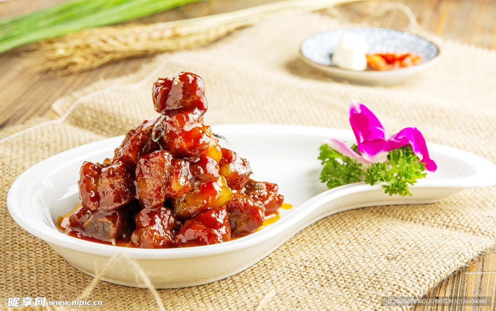 糖醋肉块图片