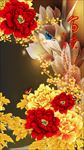 富贵吉祥牡丹花大气风水画