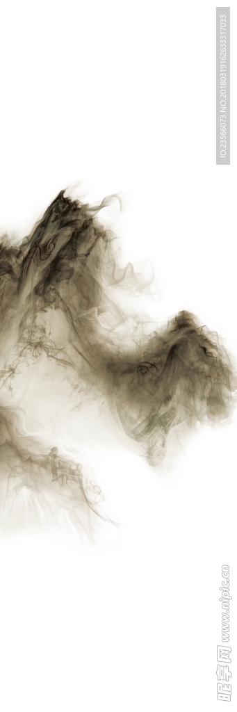 简约水墨山水画