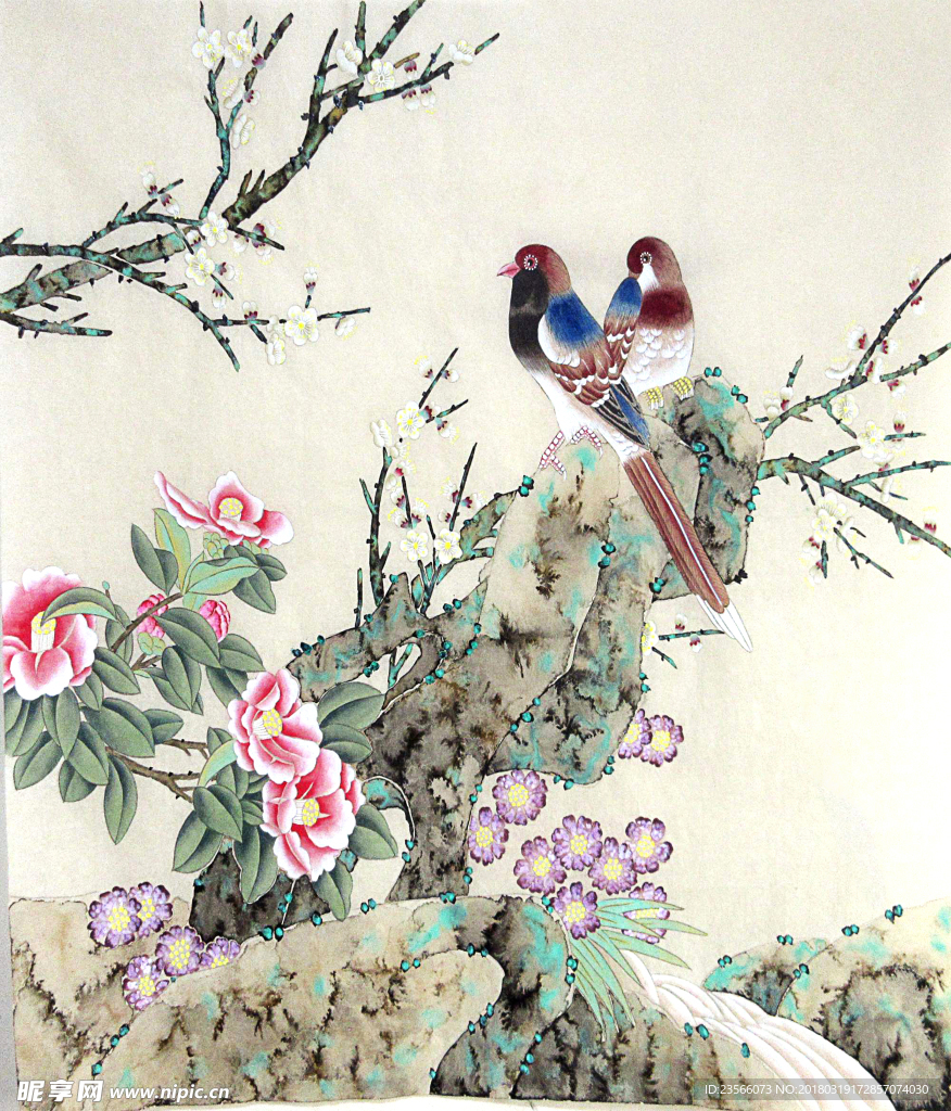 中国风花鸟装饰画