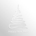 新年快乐抽象卡