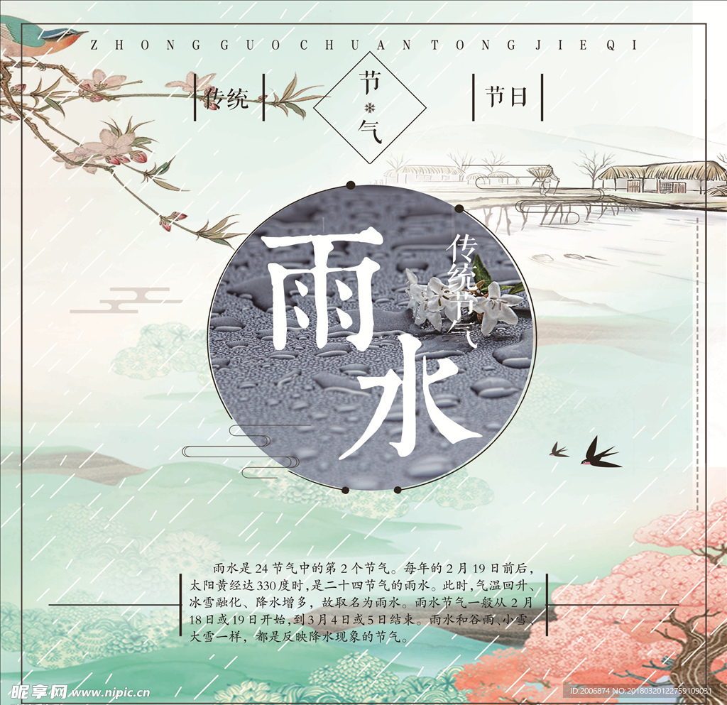 二十四节气  雨水