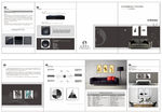 黑白-简洁-大气-音响-四折页