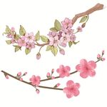 春天桃花节樱花PSD