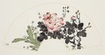 春晖三尺扇面