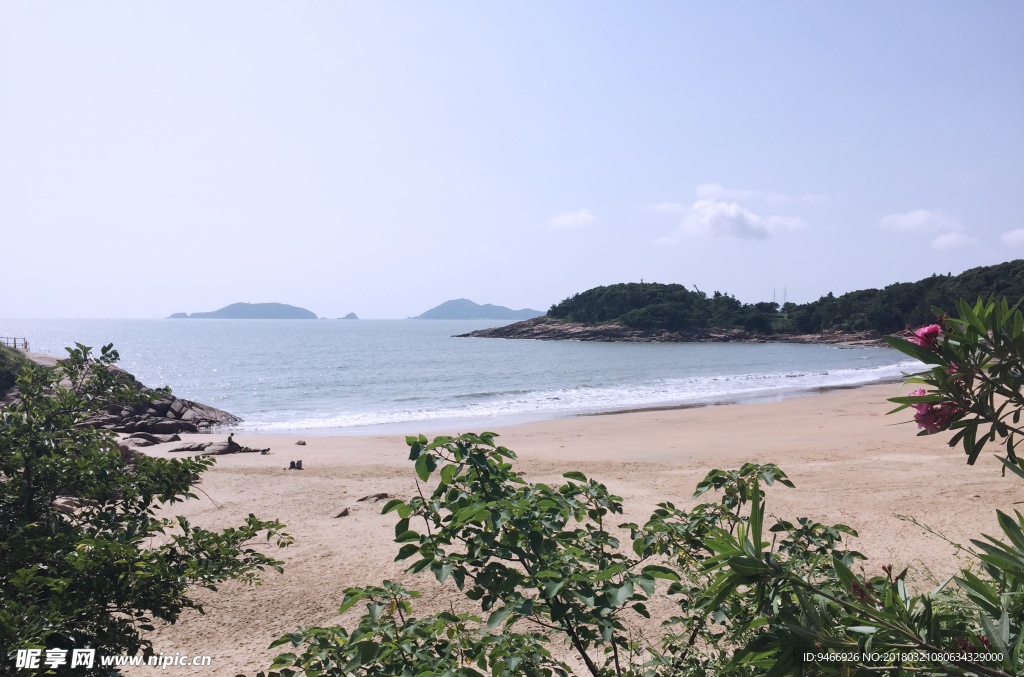 阳光海边风景