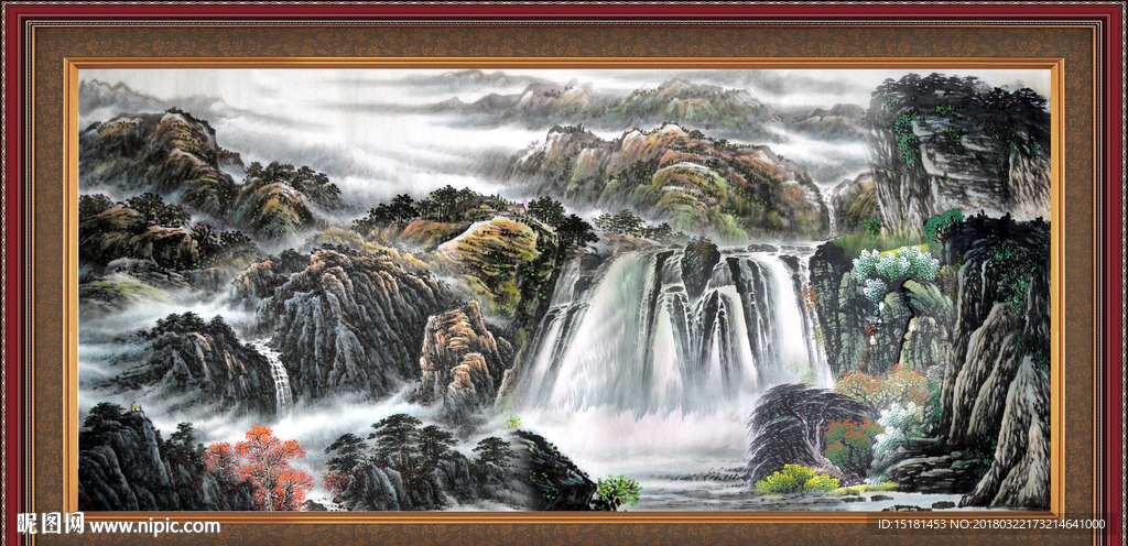 山水国画