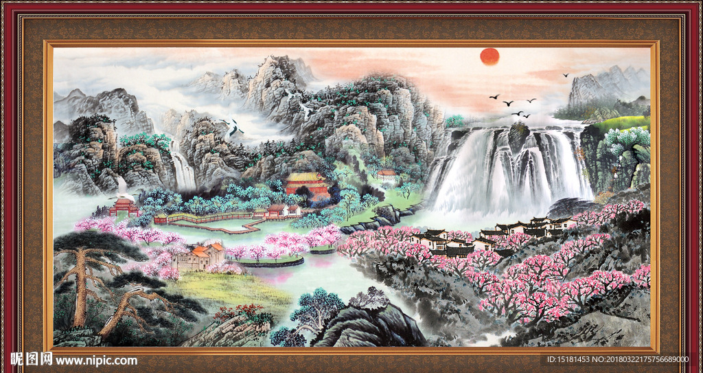 国画山水