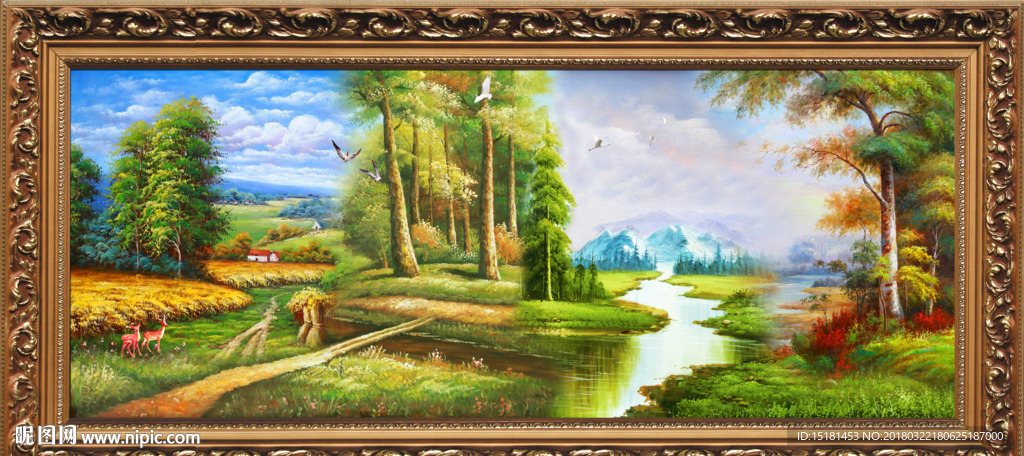 风景油画