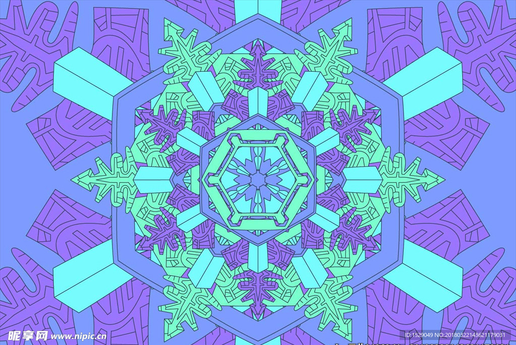 万花筒图案