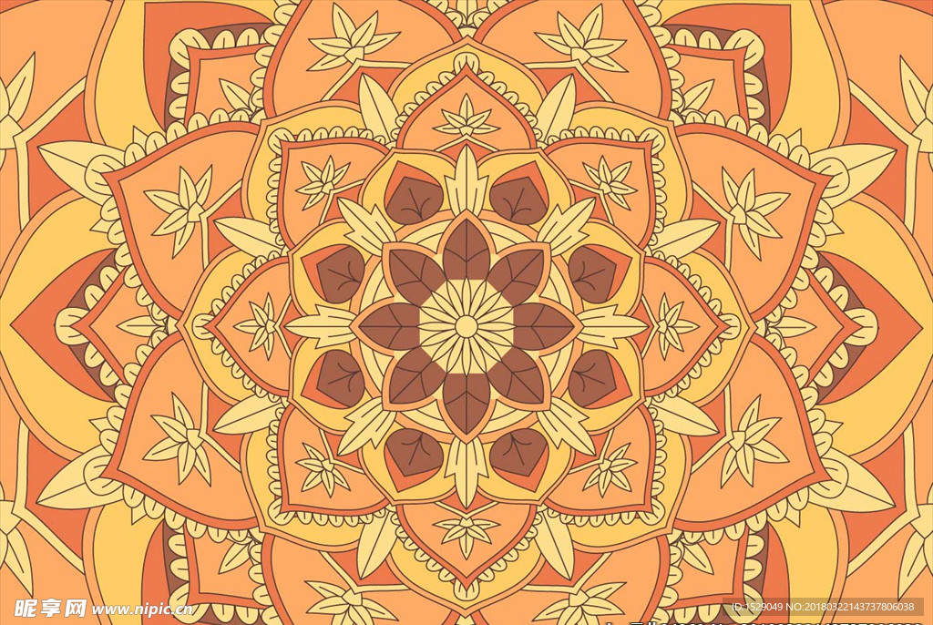 万花筒图案
