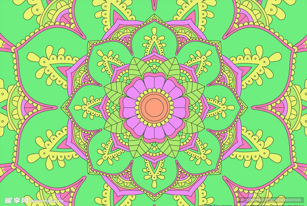 万花筒图案