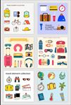 旅游常备物品小图标