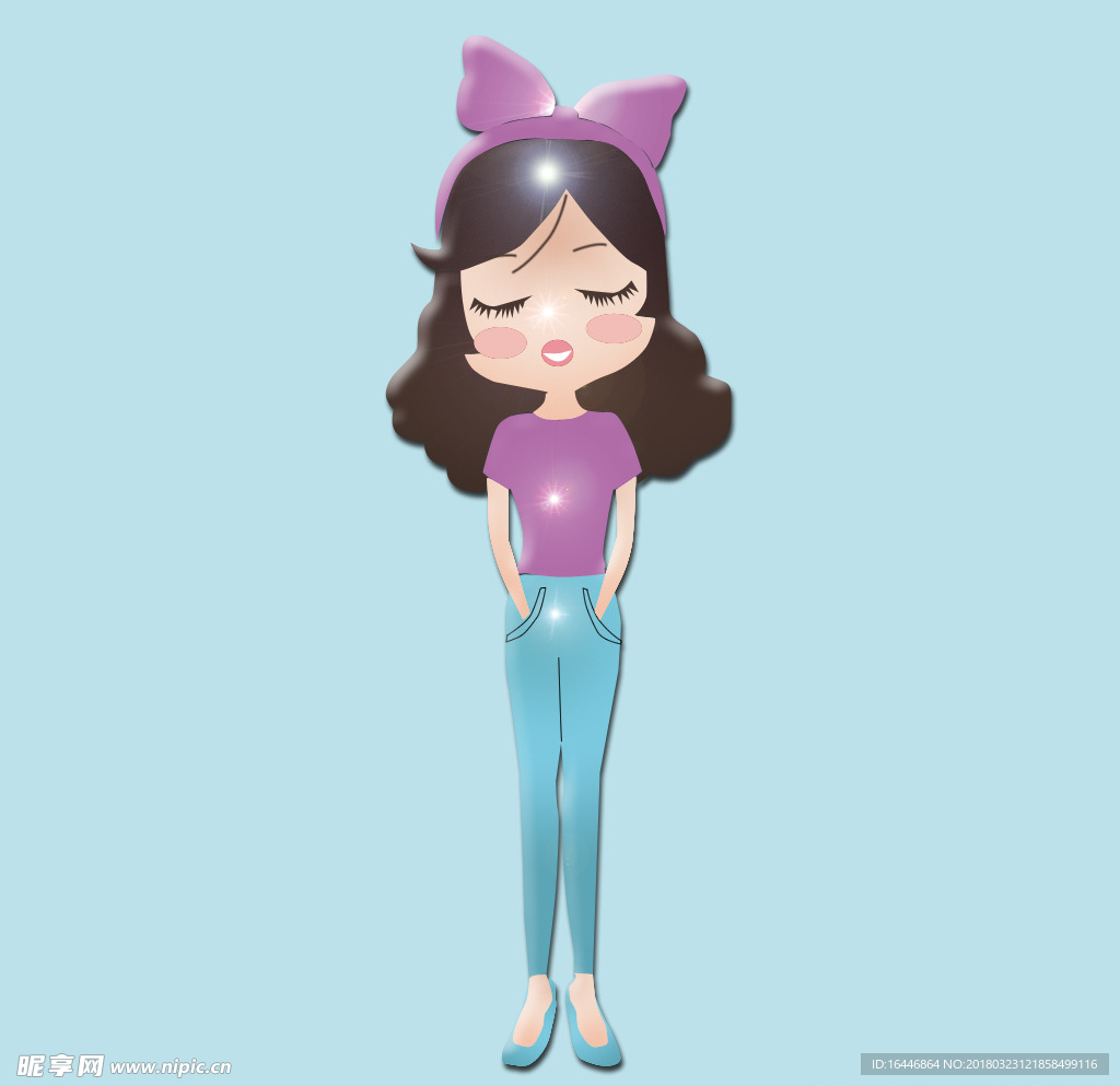 卡通女生