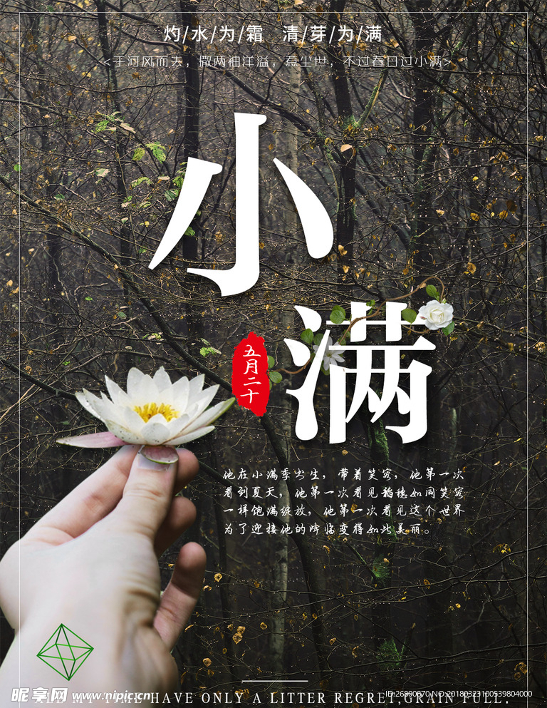 小满海报设计