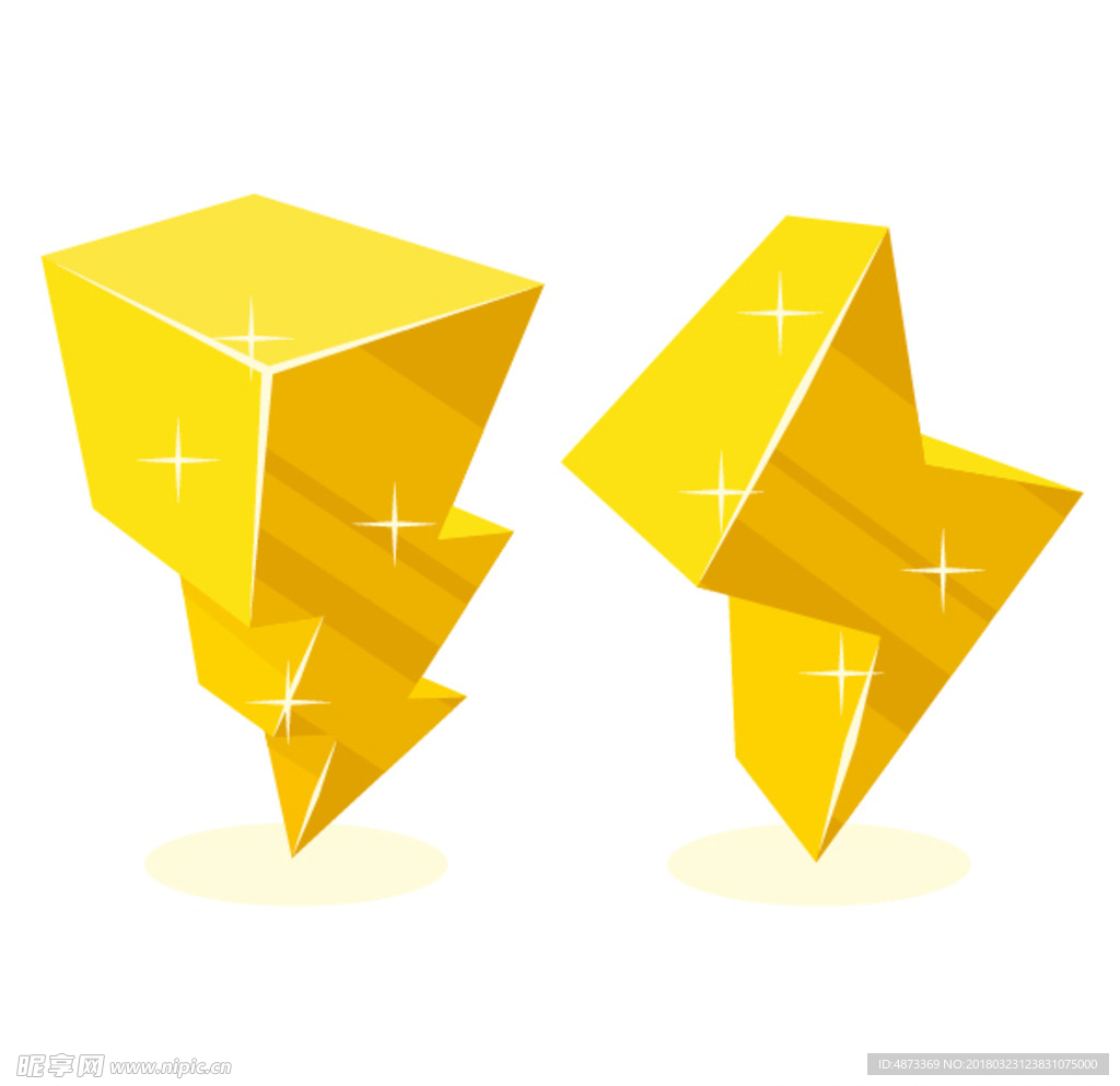 矢量3D雷电