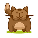 矢量胖猫