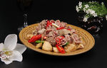 杏鲍菇炒鸡胗