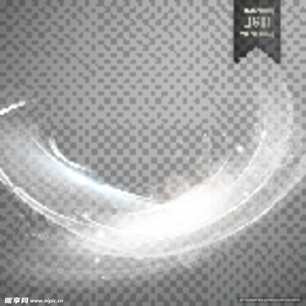 白色动感光线