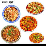 麻婆豆腐免扣素材