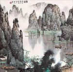 大气中国风山水装饰画