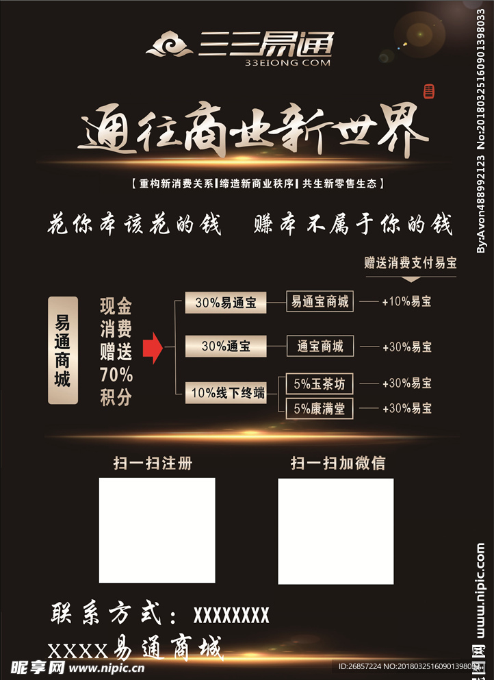商业单页