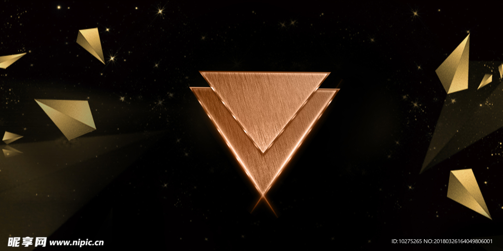 黑金金属三角