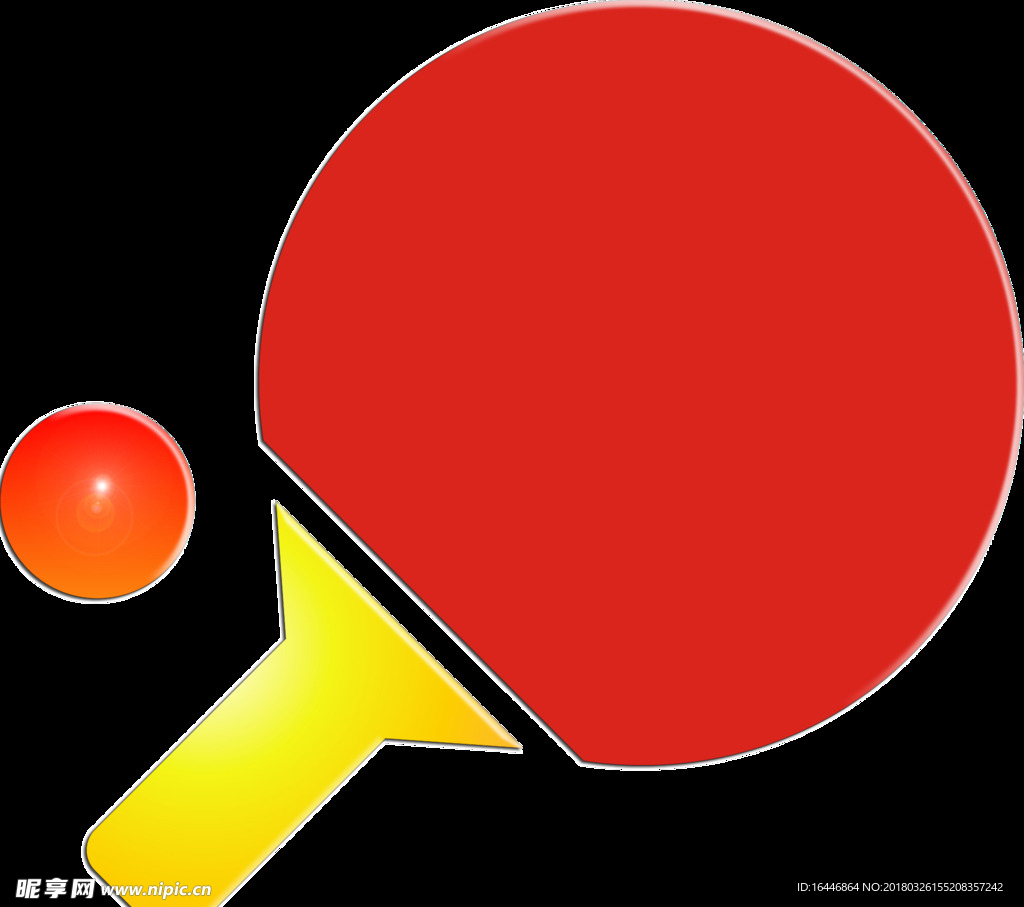 乒乓球卡通插画设计图__体育用品_生活百科_设计图库_昵图网nipic.com