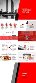 红色喜庆新年工作总结计划PPT