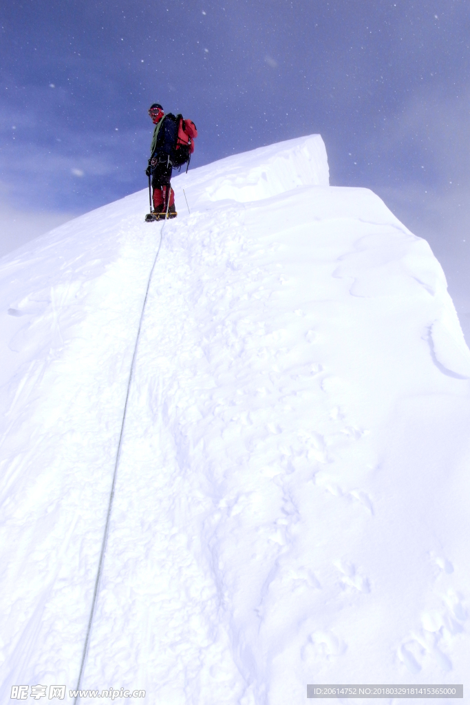 壮丽的雪山风光