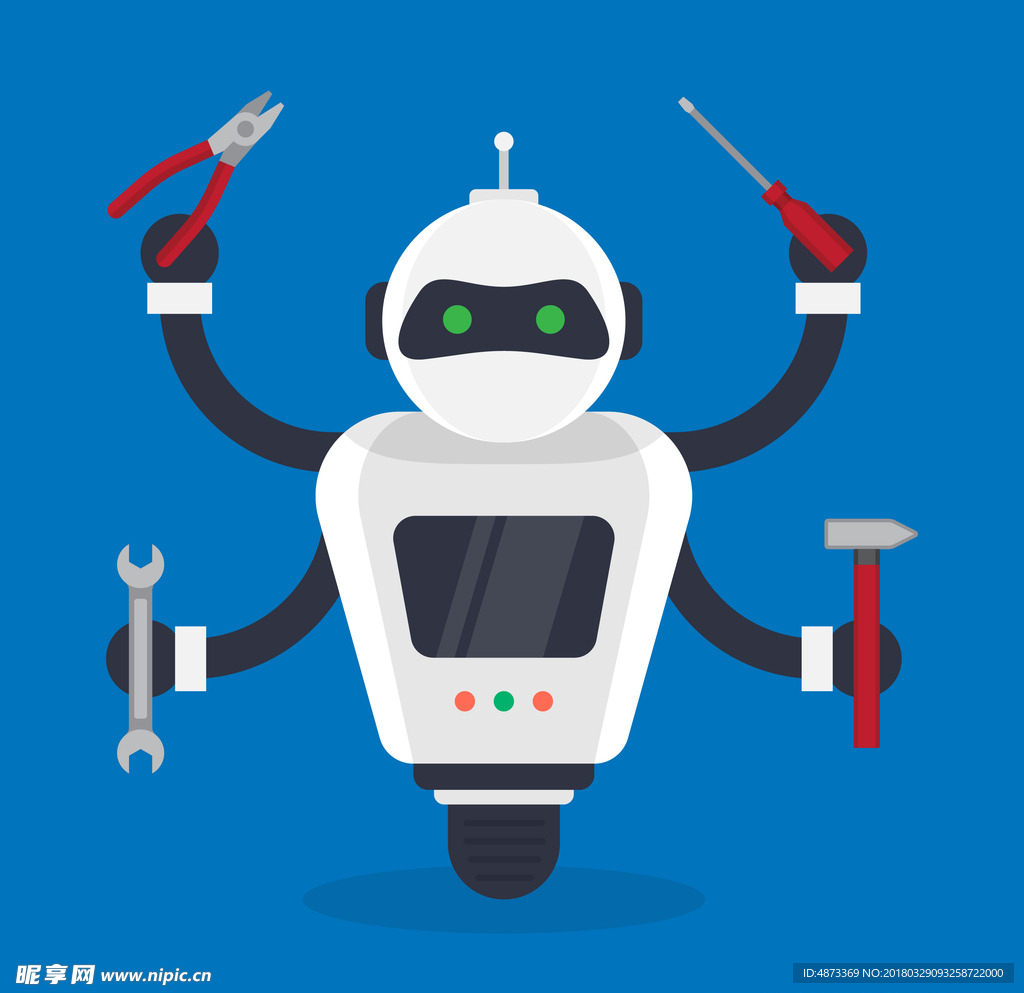 矢量修理机器人