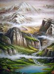 聚宝盆风水画