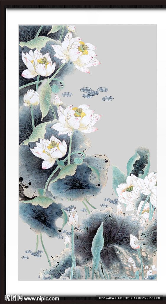 荷花图