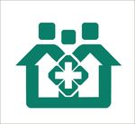 社区卫生服务中心 房子logo