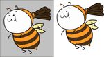 简笔画蜜蜂