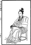 插画  古代人物   PSD格