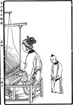 插画  古代人物