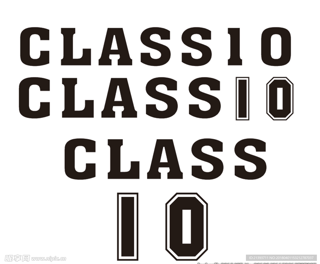 CALSS10班级班服logo