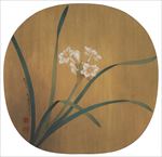 兰花花朵工笔画
