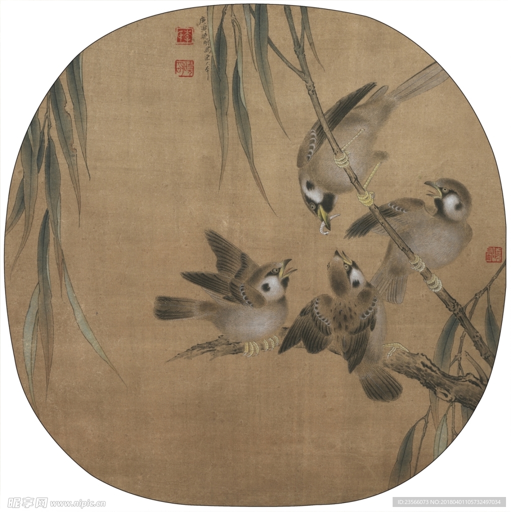 花鸟植物工笔画