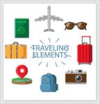 卡通旅行图片