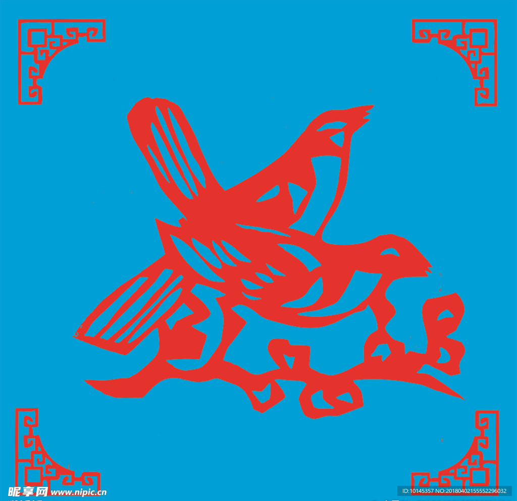 鸟剪纸