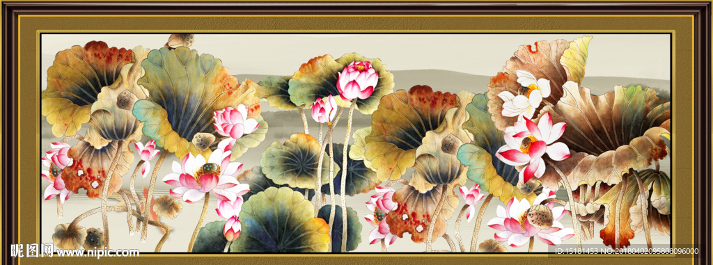荷花图