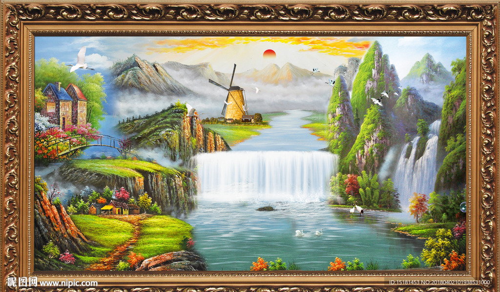 风景油画