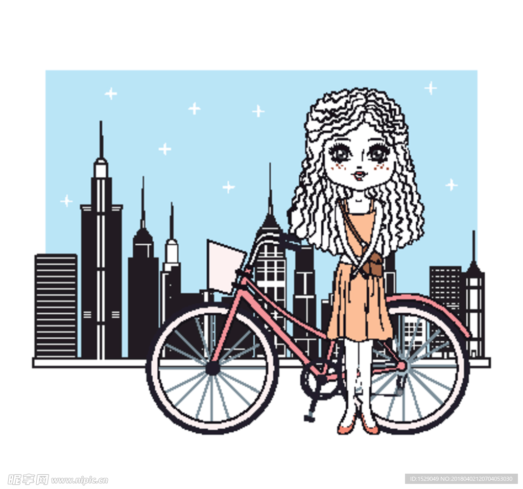 卡通女生