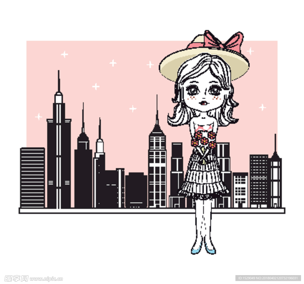卡通女生